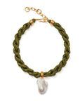 Woven Collar in Olive Branch