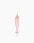 Fortuna Pink Jade Fish Charm by itself