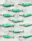 Fortuna Chrysoprase Fish Charms