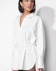 Charolette Oversized Button Up Shirt side view