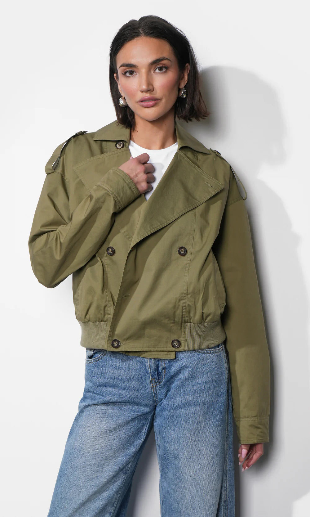 Riley Short Trench front 