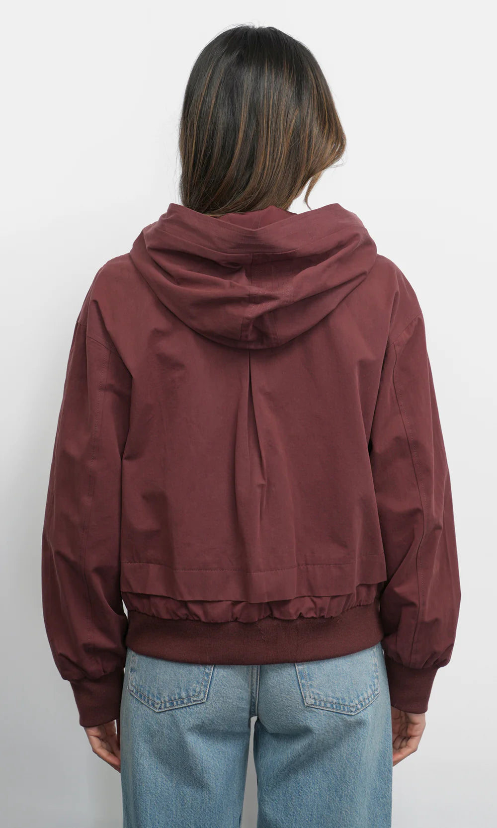 Grant Twill Hooded Jacket back