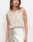 Liberty Sequin Top front view