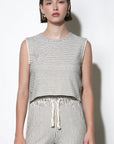 Daphne Sleeveless Knit Shell Top