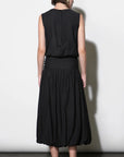 Delilah Bubble Midi Skirt full body back