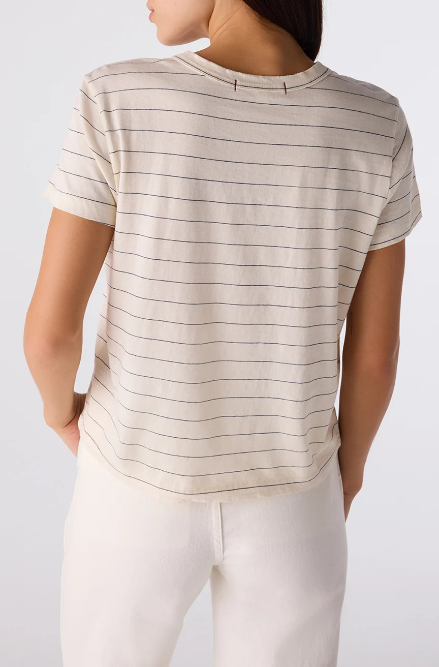 Lovey Tee back view on model