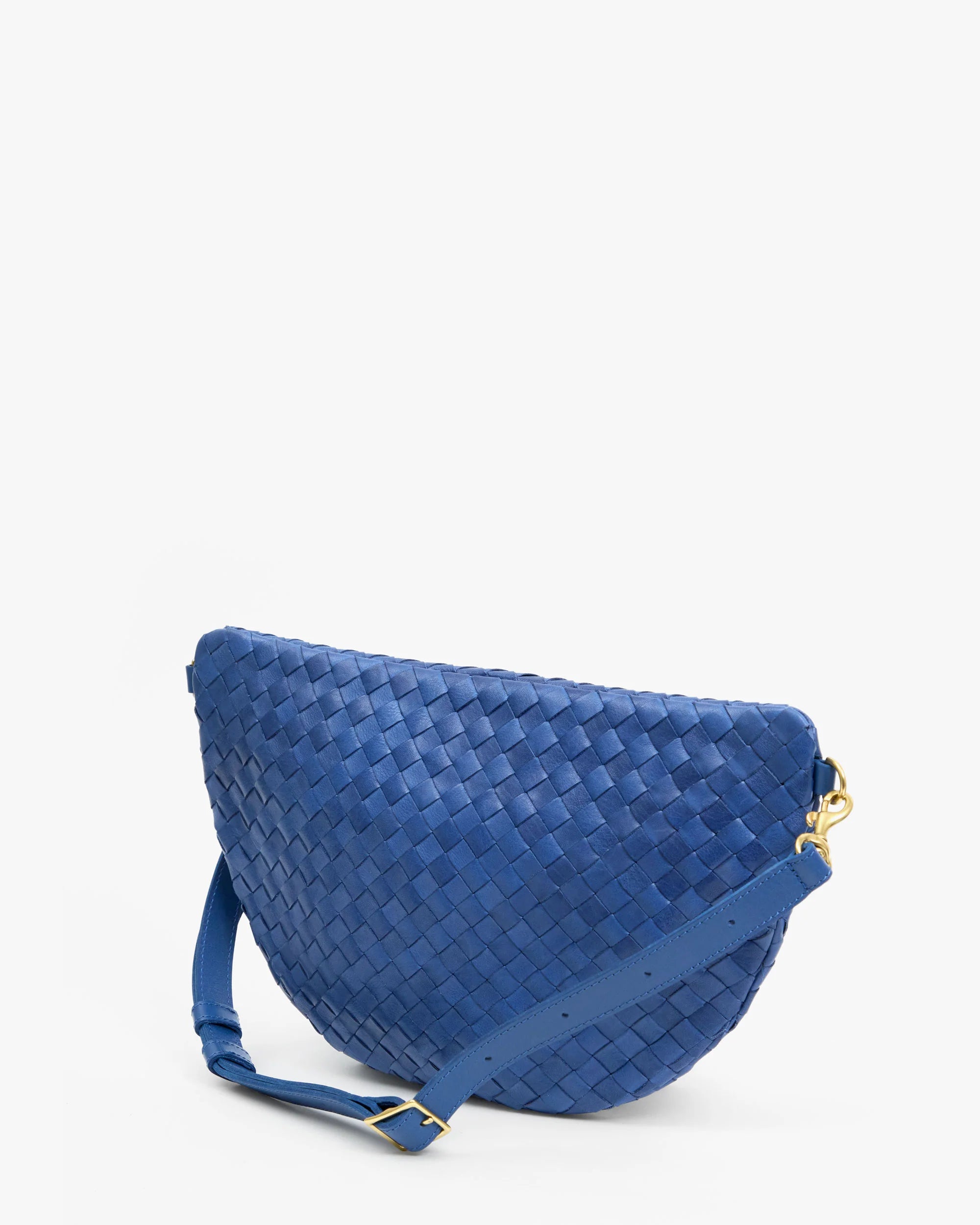 Grande Fanny French Blue Diagonal Woven back