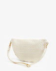 Grande Fanny Woven Checker Cream back