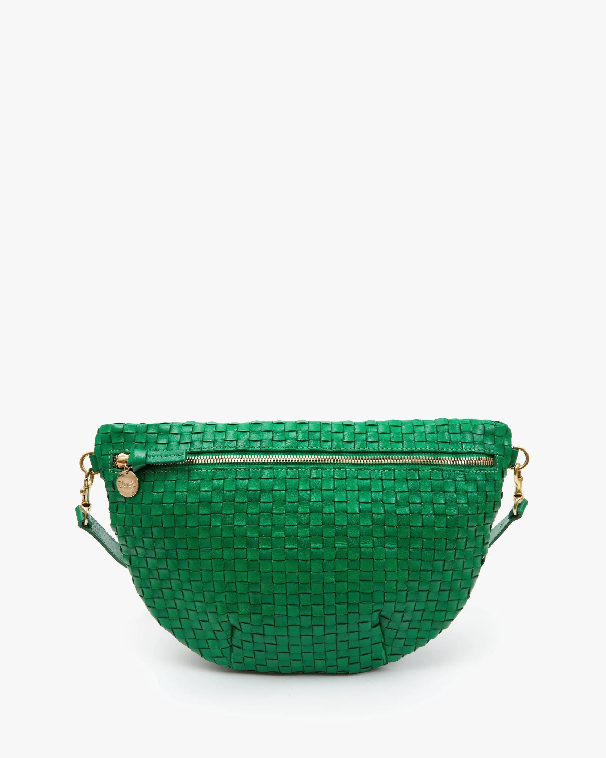 Grande Fanny Grass Woven Checker front