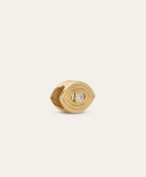 Groovy Diamond Evil Eye Big Bead side