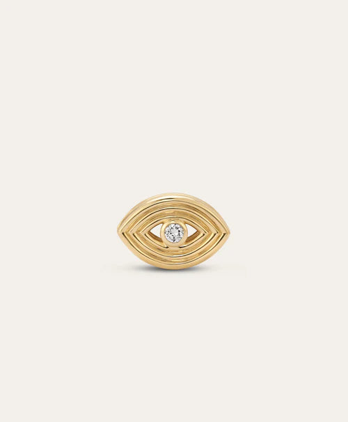 Groovy Diamond Evil Eye Big Bead by itself