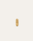 Groovy Spacer Big Bead 10k Yellow Gold by itself