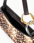 Ollie Bag Fawn Haircalf top view