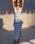 Violet Tank and Peony Knit Skirt full body front