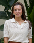 Vince Boucle Polo front view