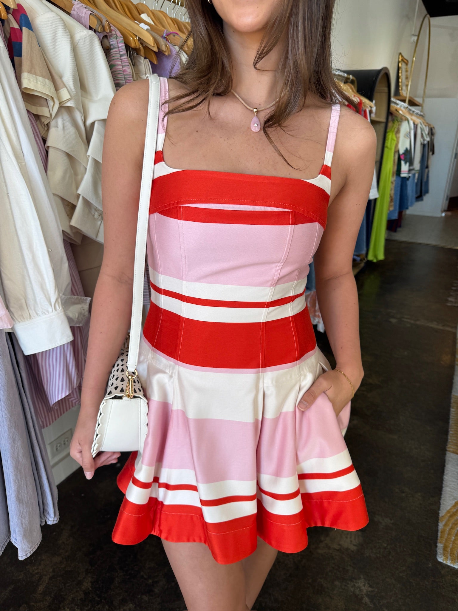 Nelly Bustier Mini Dress super close up