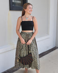Gwynn Print Skirt front view