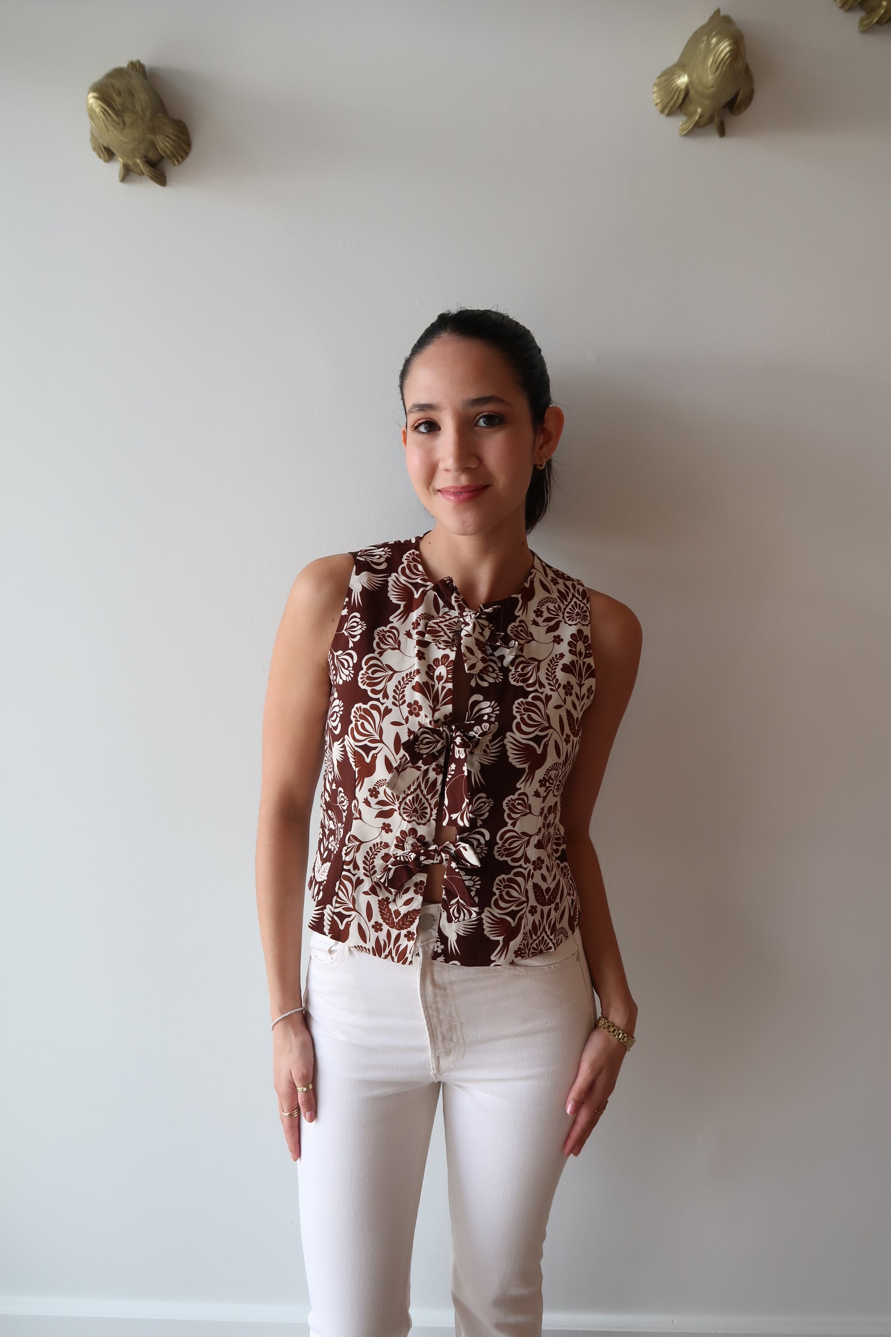 The Cliff Sleeveless Top front