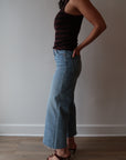 Lana Crop Jean in Bistro side