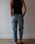 Lana Crop Jean in Bistro back
