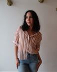 Spencer Stripe Blouse front
