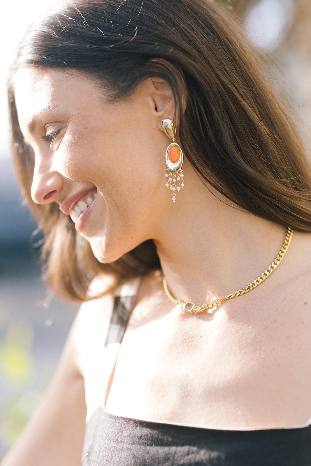 Giulia Necklace and Alondra Earrings