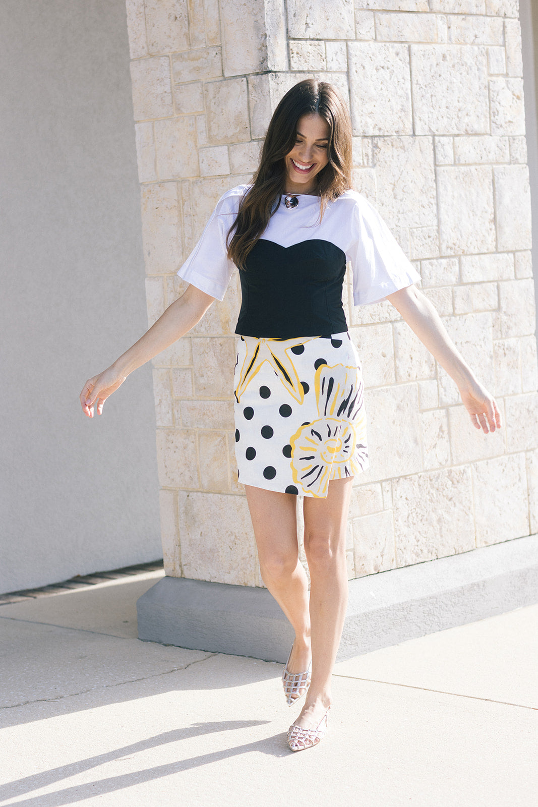 Hallen Short Sleeve Combo Shirt full body front