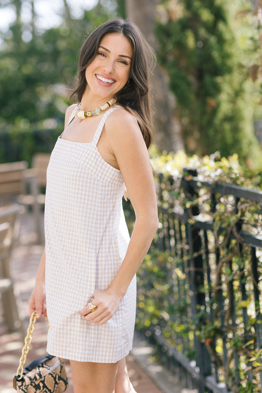 Sloan Gingham Mini Dress side