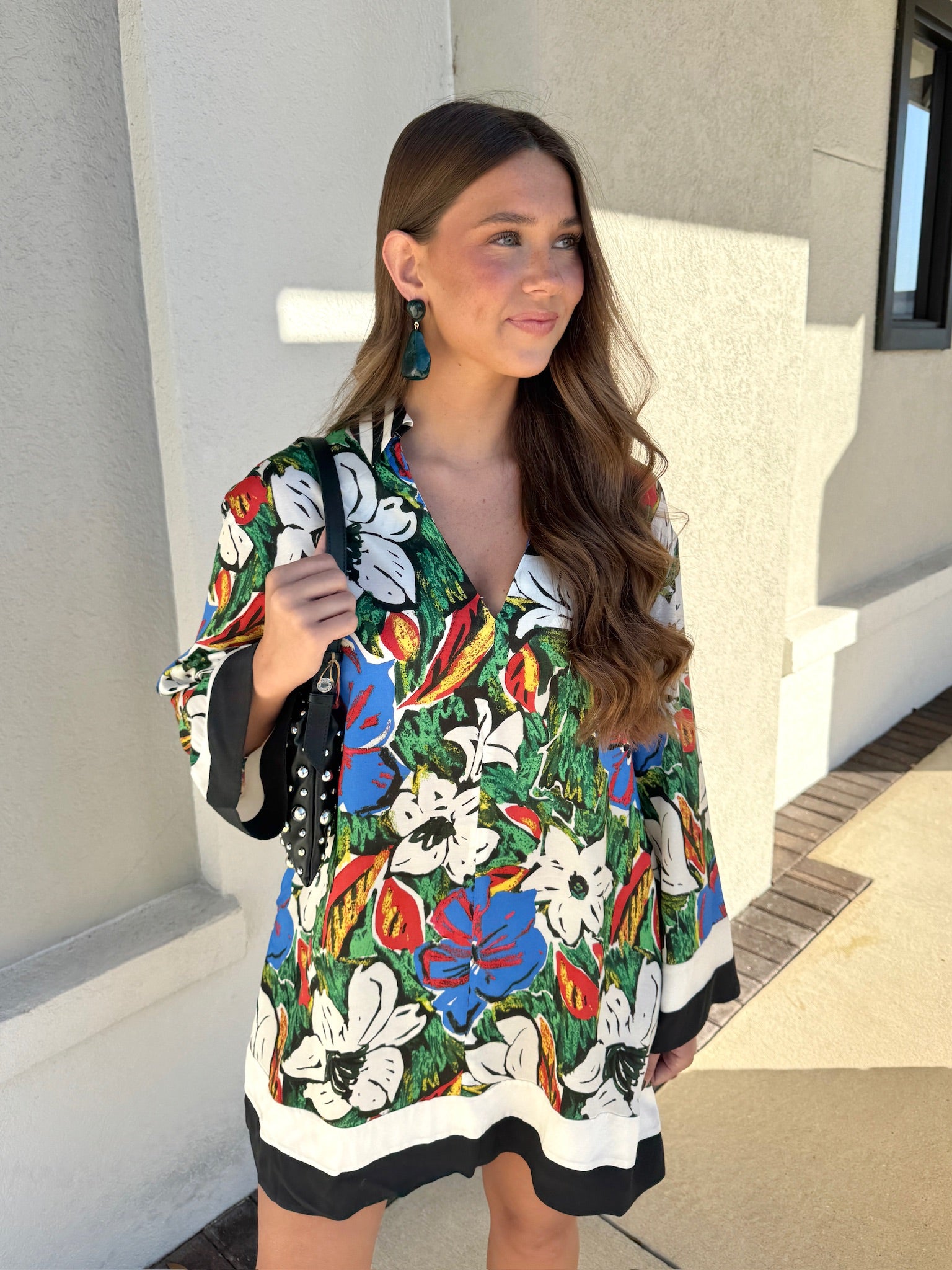 Diaz Long Sleeve Mini Dress close view