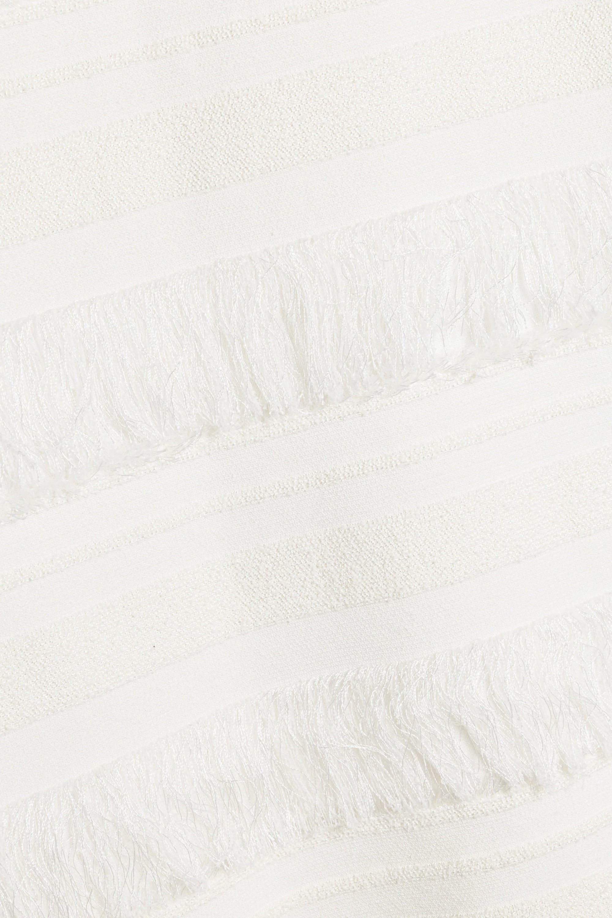 Close-up of white fur texture