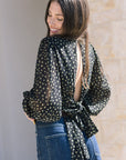 Beatriz Polka Dot Top back