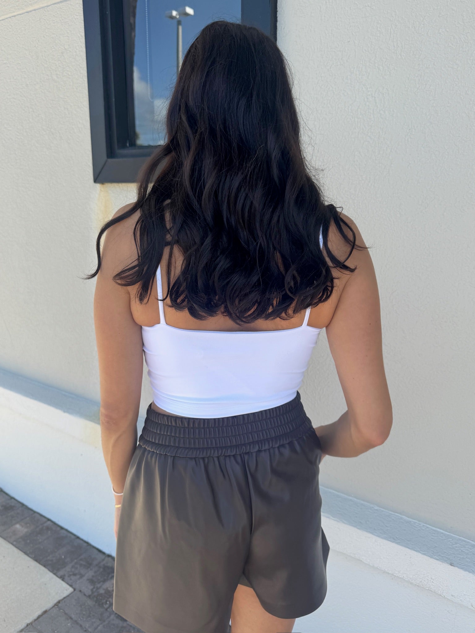 String Top at Waist in Sugar back