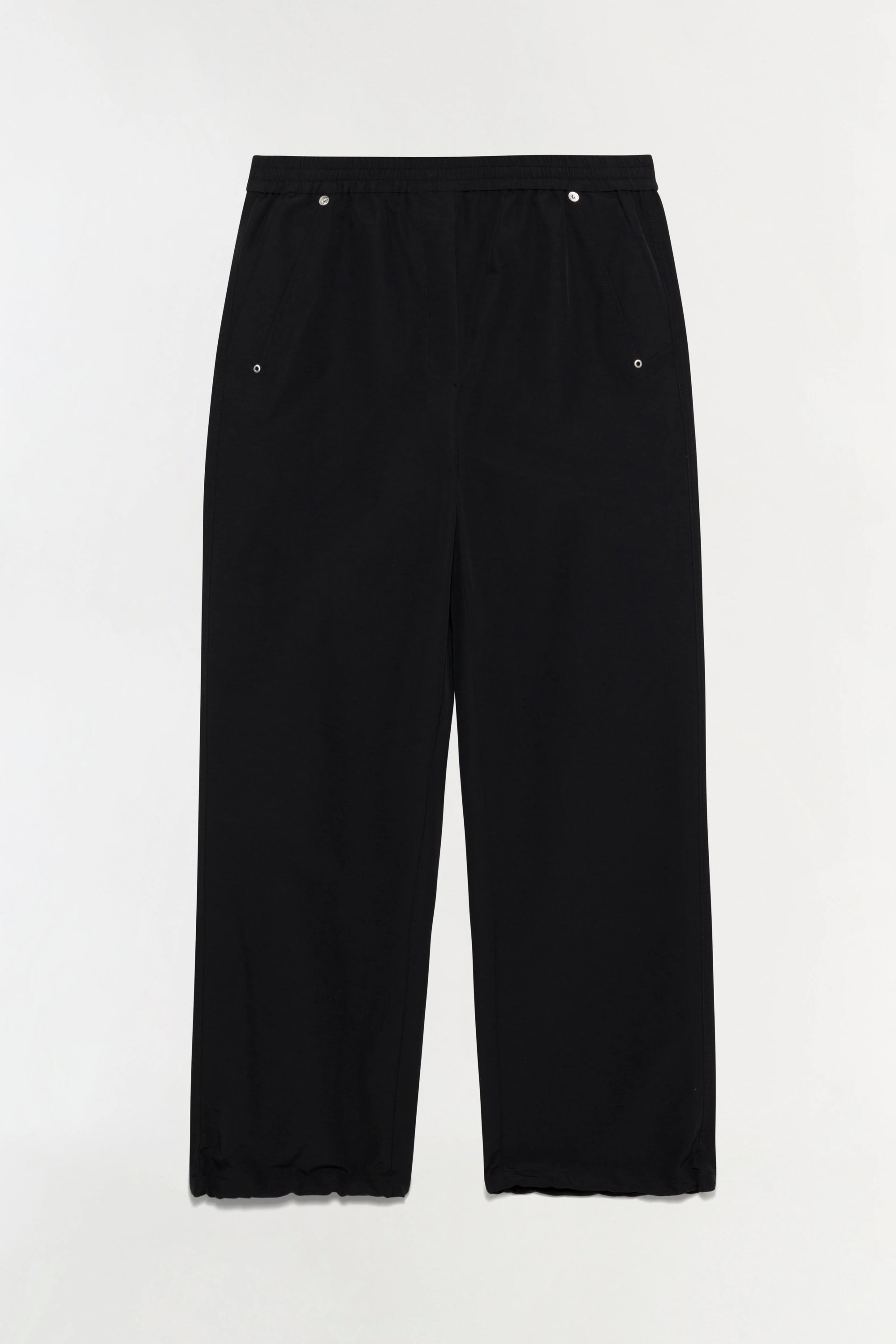 Black pants on a white background
