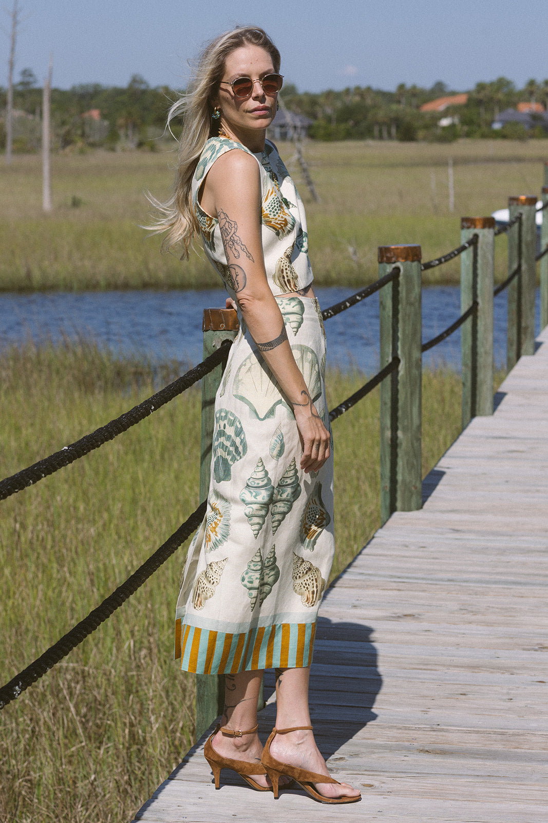 Lynee Somer Shell Skirt side