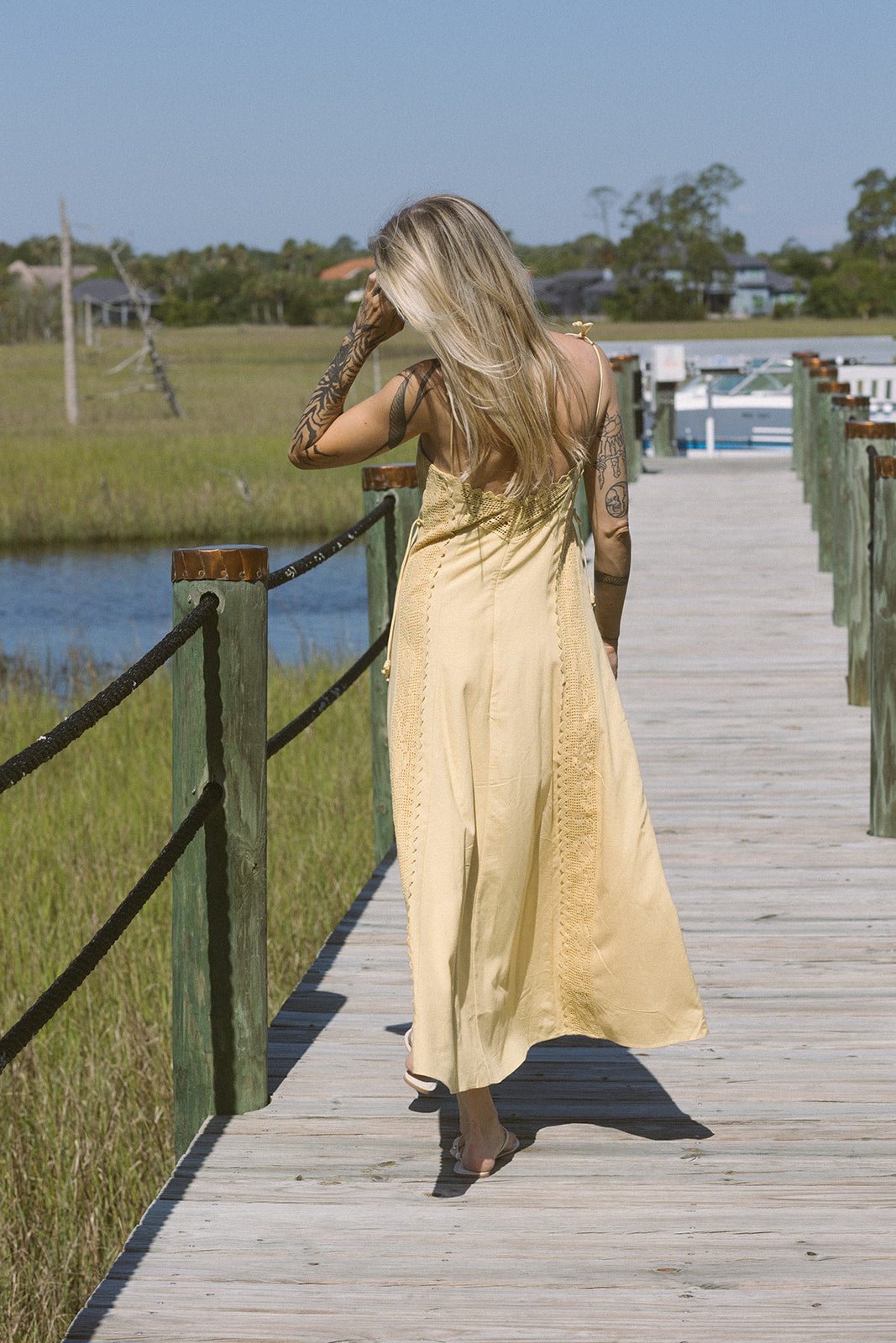 Lysandra Dress back view