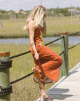 Jannik Strapless Print Dress side view