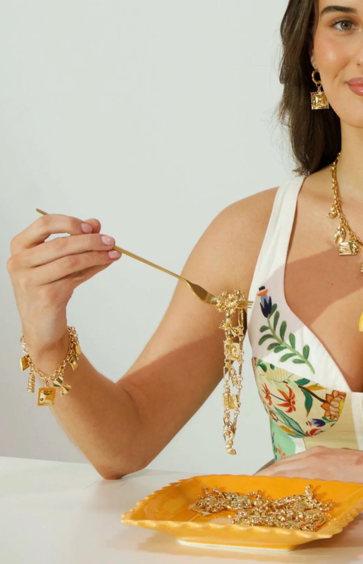 That's Amore Bracelet with plate of hold jewelry