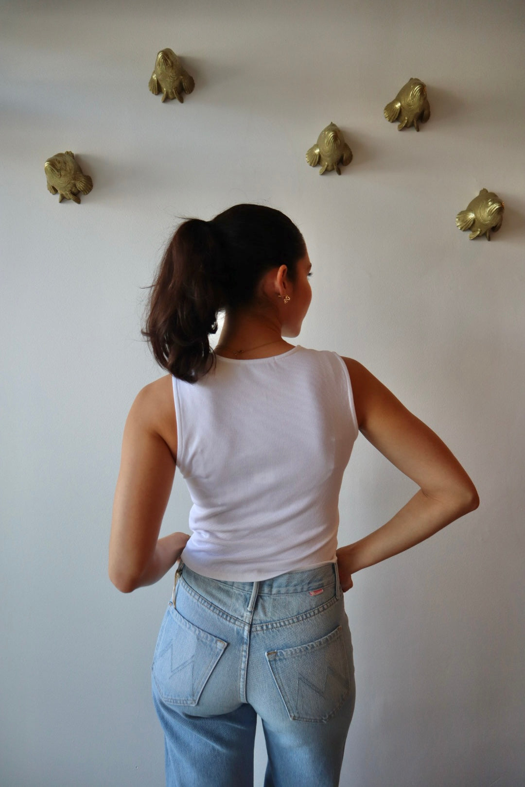 The Dalia Top close up back view