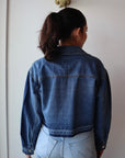 Denzel Denim Jacket close up back view