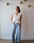 Lys Sleeveless Top full body front view