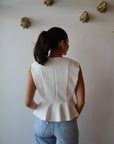 Lys Sleeveless Top close up back view