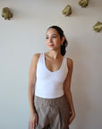 Valentino Tank in White front