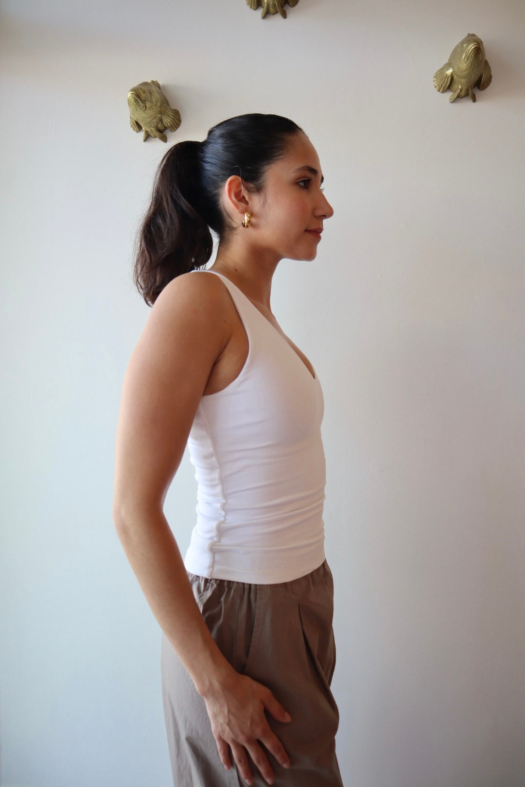 Valentino Tank in White side