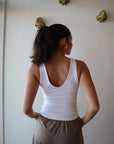 Valentino Tank in White back