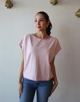 Pimoni Tee close up front view