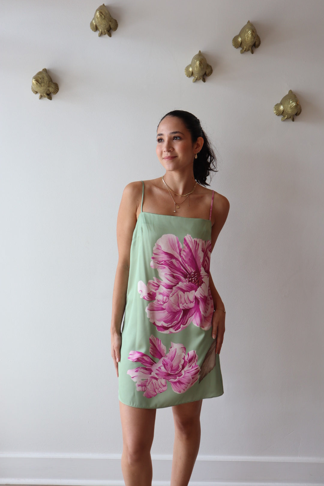 Maxine Mini Dress full body front view