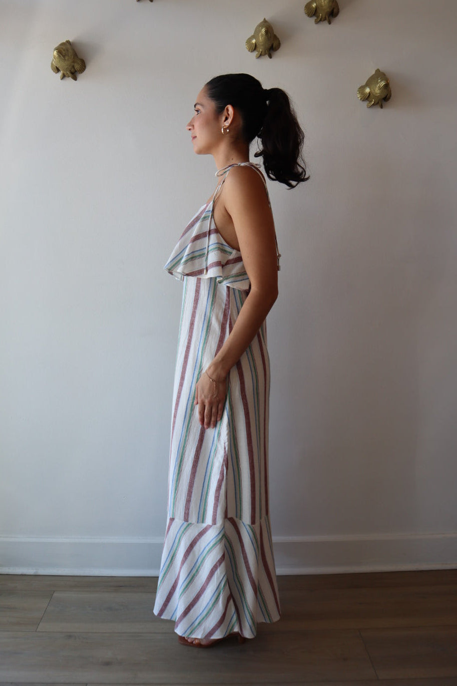 Madera Dress full body side view