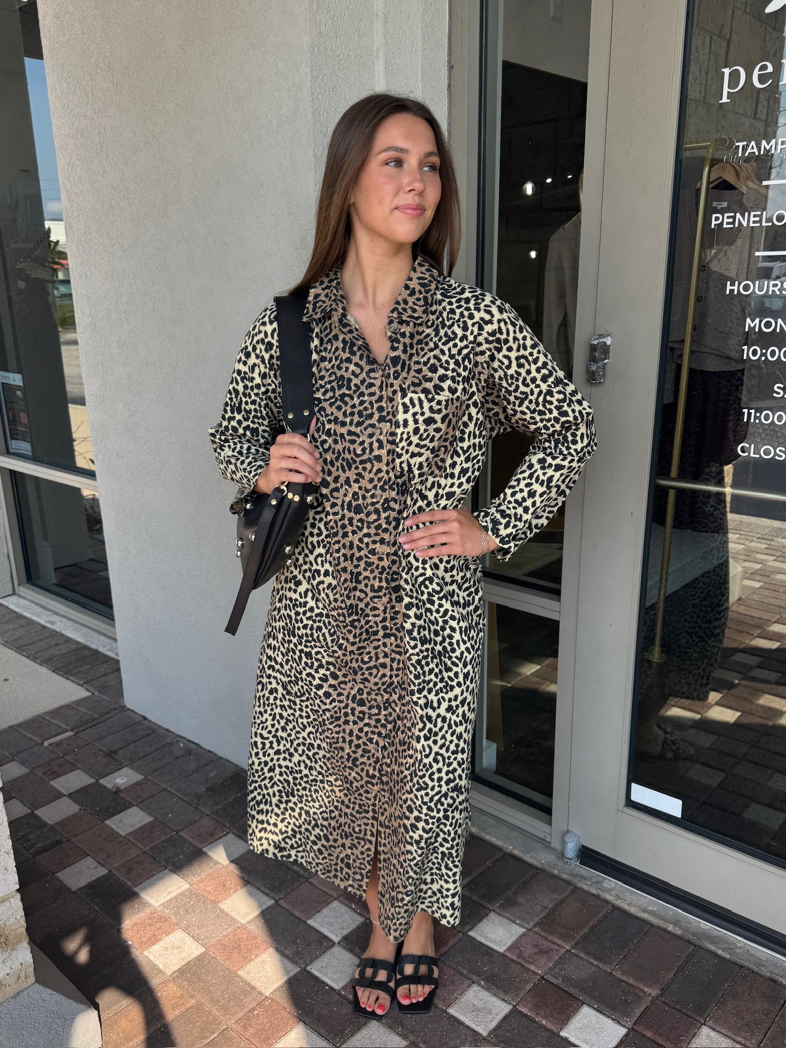 Marfa Calico Print Dress front