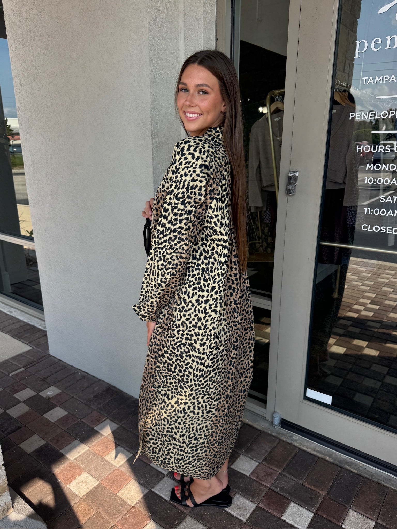 Marfa Calico Print Dress side