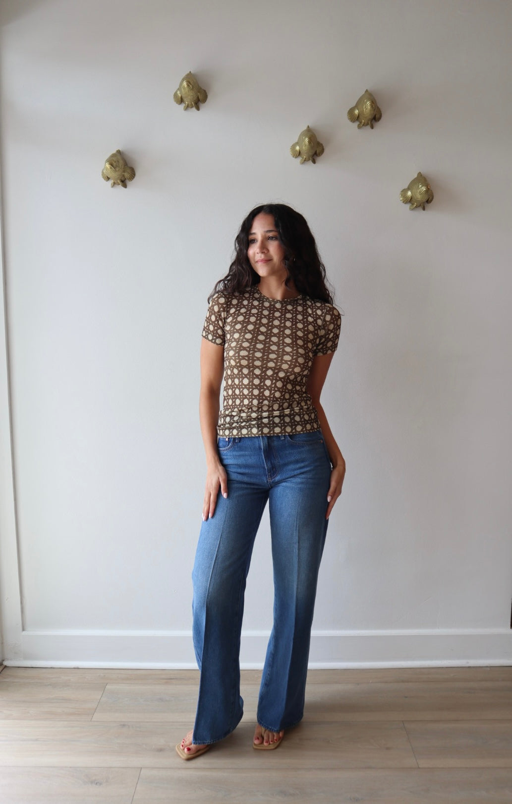 Darcy Top full body front view